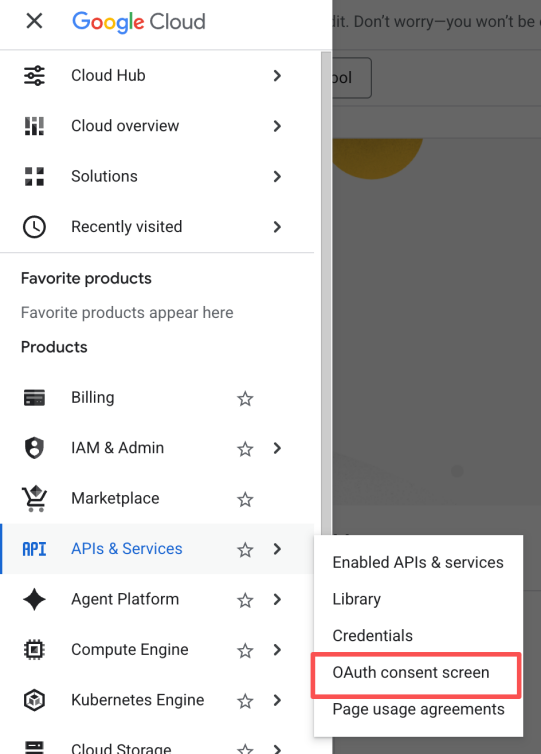 Figure 8 - OAuth consent screen
